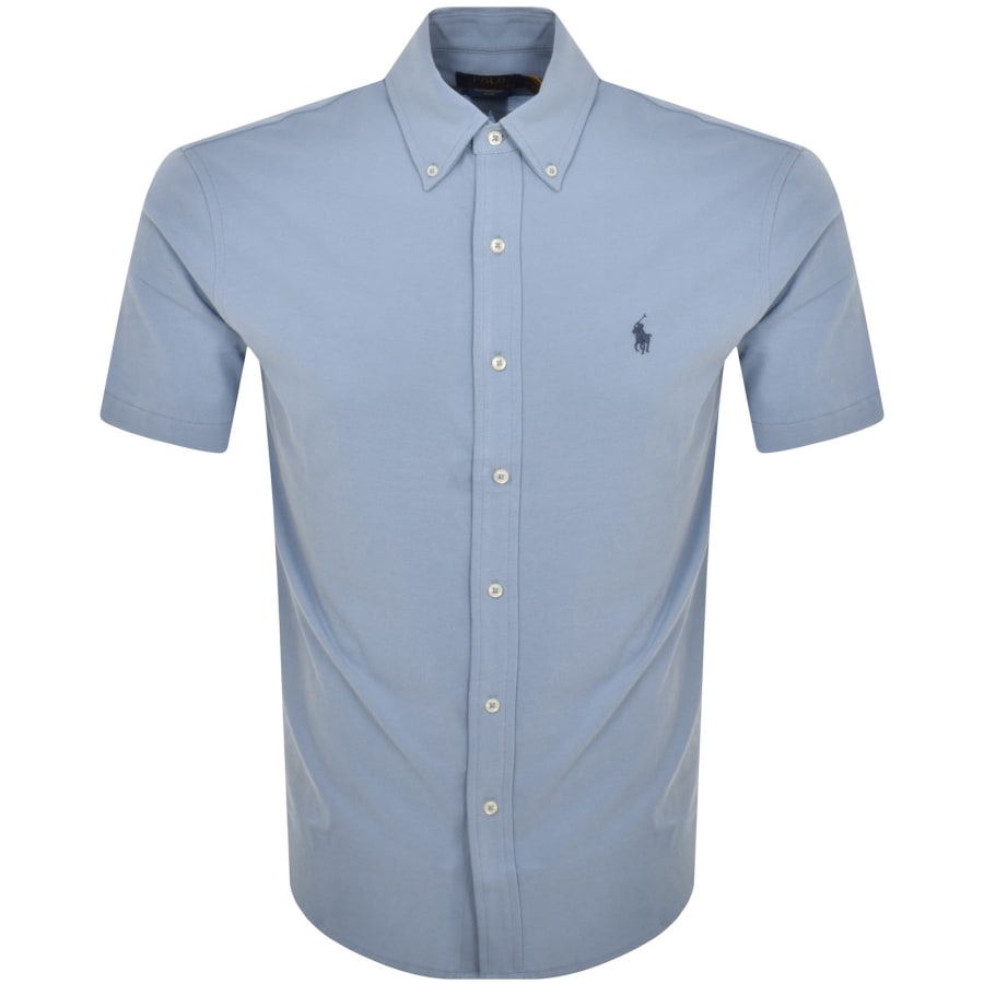 Ralph Lauren Featherweight Short Sleeve Shirt Blue